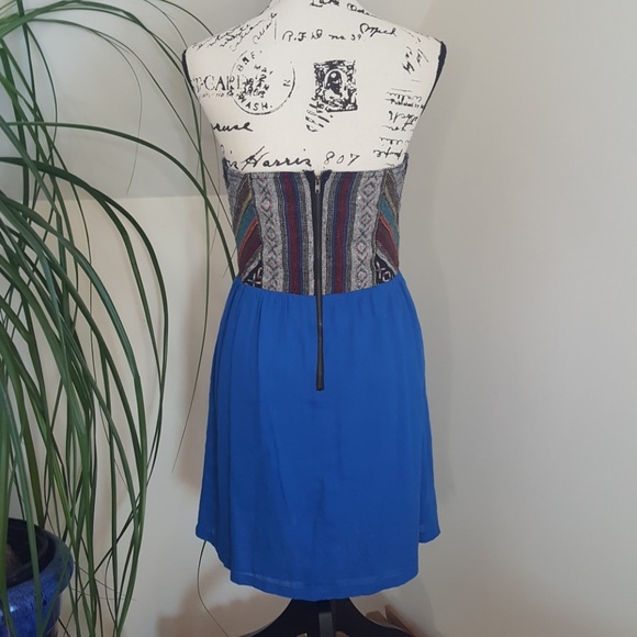 Anthropologie Staring at stars strapless dress - Picture 6 of 8